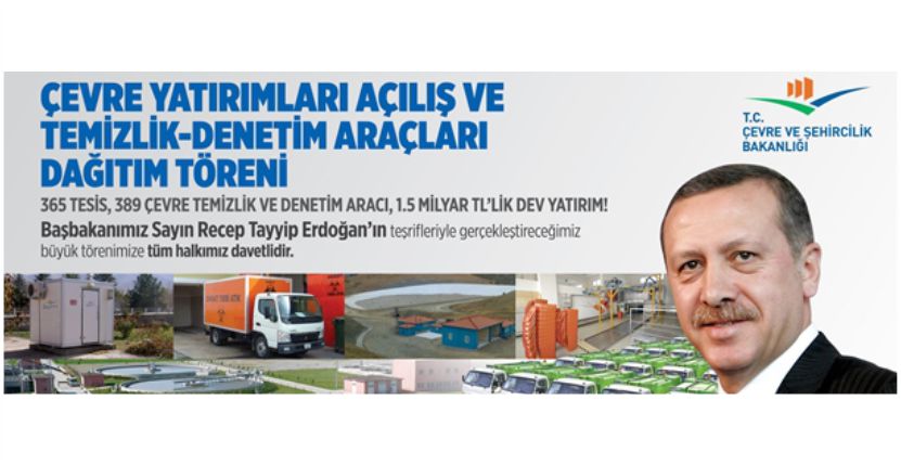 ÇEVRE İÇİN 1,5 MİLYARLIK YATIRIM