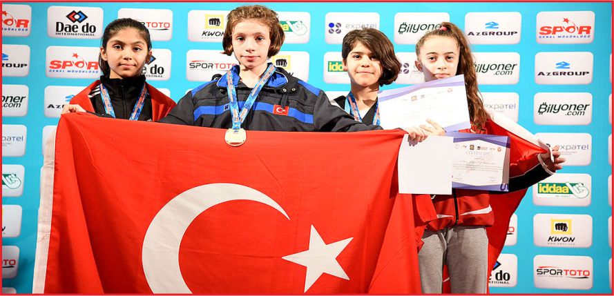 TEKVANDO’DA BERRA GÜLFEM ÇELİK AVRUPA İKİNCİSİ