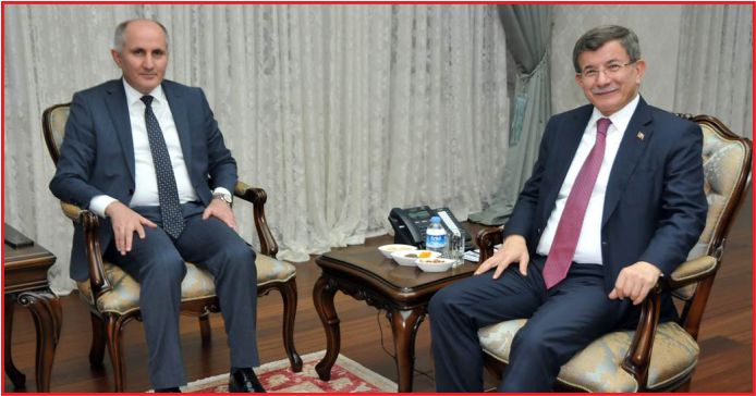 DAVUTOĞLU’NDAN VALİ MERAL’E ZİYARET