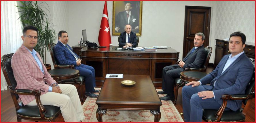 VALİ MERAL’E ZİYARETLER SÜRÜYOR