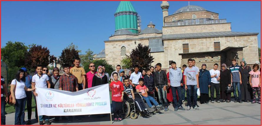 ENGELLİ ÖĞRENCİLER KONYA’NIN TARİHİ YERLERİNİ GEZDİ