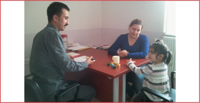 KMÜ ANAOKULUNDA GELİŞİMSEL TARAMA TESTİ YAPILDI