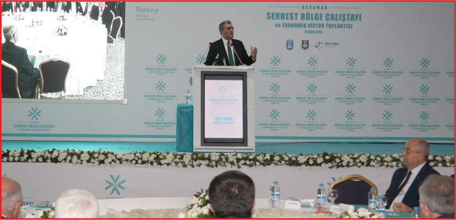 KARAMAN SERBEST BÖLGESİ GELİYOR