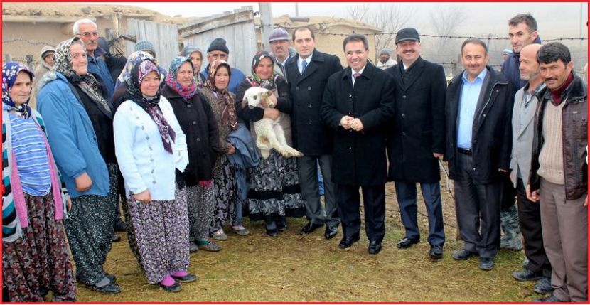 AYRANCI’DA 560 KOYUN DAĞITILDI