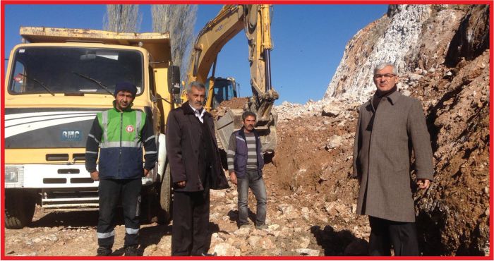 DEREKÖYDEKİ YOL SORUNU DA HALLEDİLDİ