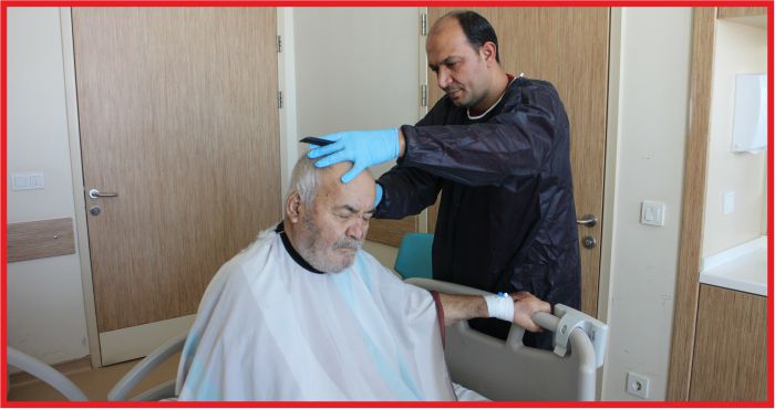Devlet Hastanesi’nden Berber Hizmeti