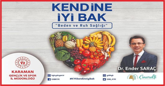 DR. ENDER SARAÇ KARAMAN’DA GENÇLERLE BULUŞACAK