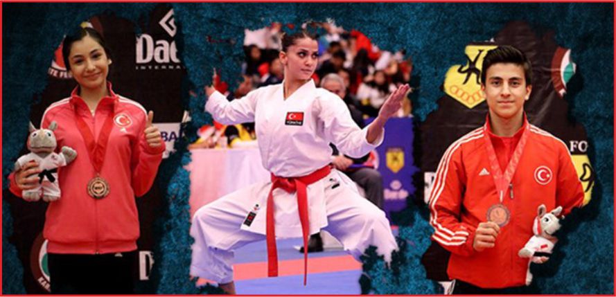 KARATE’DE ÜÇ MADALYA