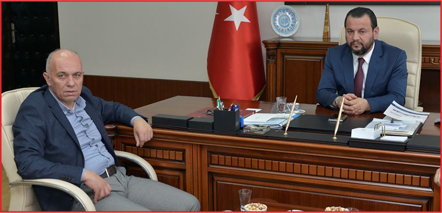 REKTÖR AKGÜL, BAŞKAN ÇALIŞKAN'I AĞIRLADI