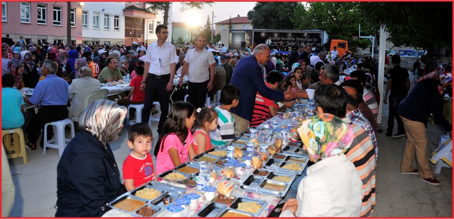 3 BİN KİŞİ AYNI SOFRADA BULUŞTU