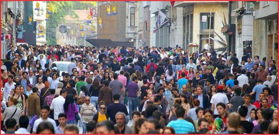 TÜRKİYE'NİN NÜFUSU 1 MİLYON KİŞİ ARTTI