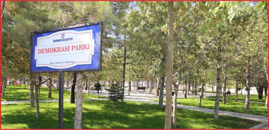 MEVCUT YEŞİL ALANLAR TAMAMEN YENİLENİYOR