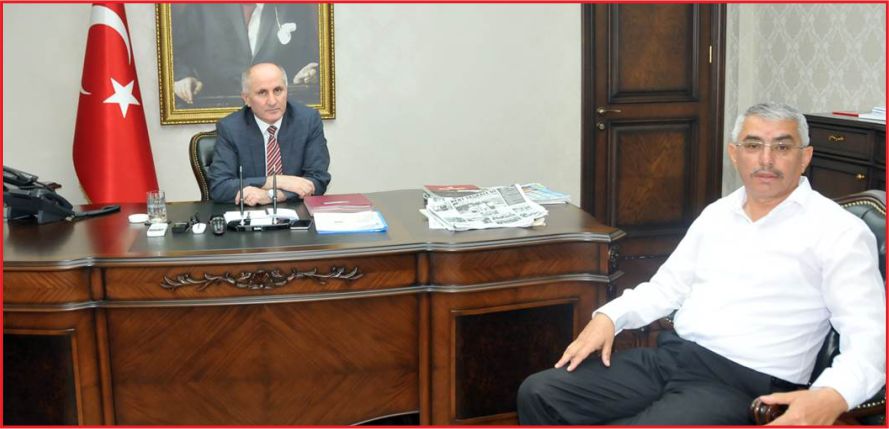 VALİ MERAL’E ZİYARETLER DEVAM EDİYOR