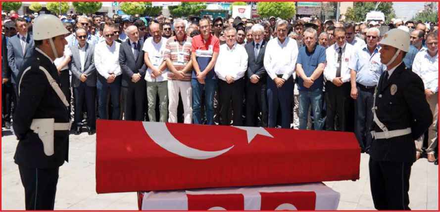 ŞEHİT POLİS MEMURU SON YOLCULUĞUNA UĞURLANDI