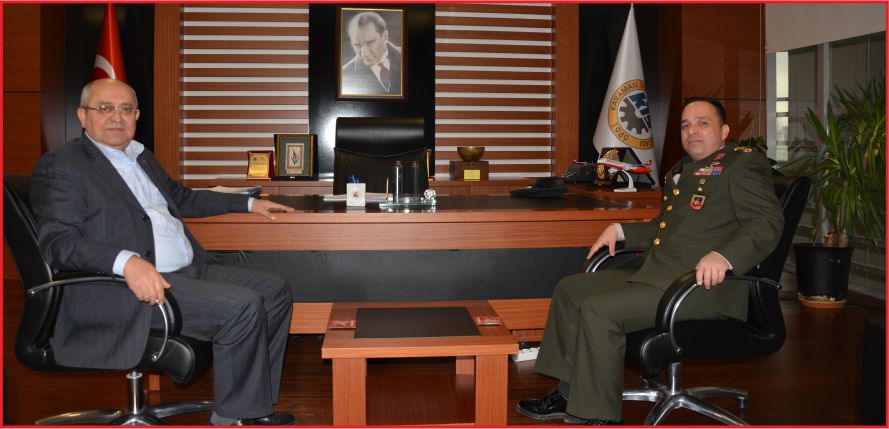 GARNİZON KOMUTANI ALBAY ŞEN'DEN KTSO  ZİYARETİ