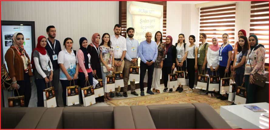 TÜRKÇE'NİN GÖNÜL ELÇİLERİNDEN BAŞKAN ÇALIŞKAN'A ZİYARET