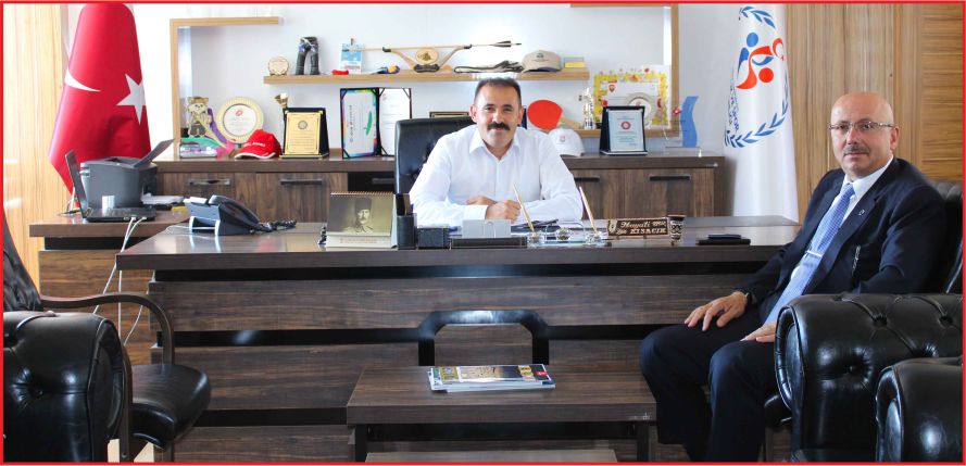 BAŞKAN SAMUR’DAN, SPOR İL MÜDÜRÜ KISACIK’A ZİYARET