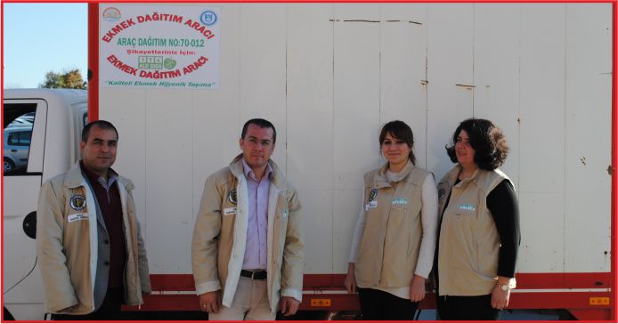 EKMEK DAĞITIM ARAÇLARI KAYIT ALTINA ALINDI