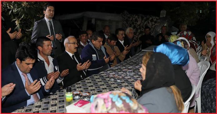 ELVAN ŞEHİT’İN BABA OCAĞINI ZİYARET ETTİ