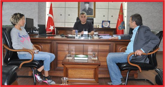 EMNİYET MÜDÜRÜ TAŞ’A ZİYARET