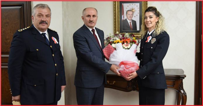 EMNİYET’DEN VALİ MERAL’E ZİYARET