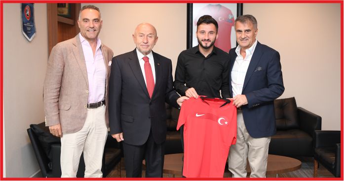 ENVER CENK ŞAHİNDEN BAŞKAN NİHAT ÖZDEMİRE ZİYARET