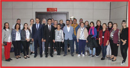 ERASMUS+ PROJE ORTAKLARI MÜDÜR ÇALIŞKAN’I ZİYARET ETTİ