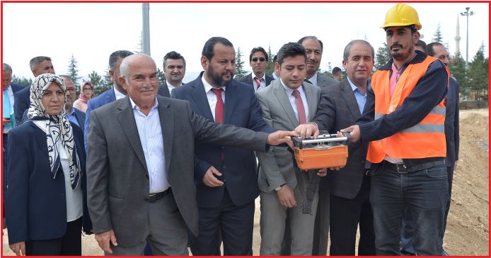 ERMENEK SAĞLIK HİZMETLERİ MYO'NUN TEMELİ ATILDI