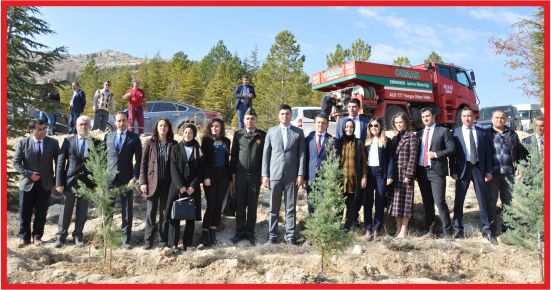 ERMENEK’DE FİDAN DİKİMİ