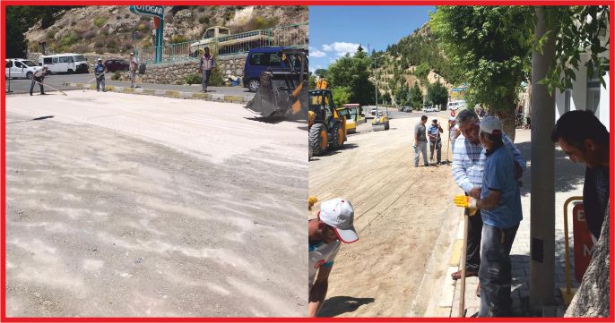 ERMENEK’DE PARKE YENİLEME ÇALIŞMALARI