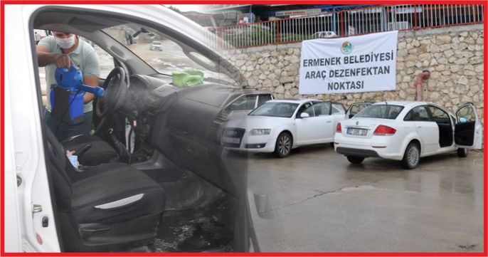 ERMENEKTE ÜCRETSİZ ARAÇ DEZENFEKTANI