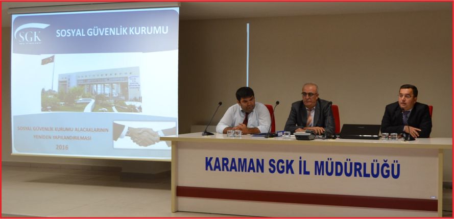 SGK’DAN MUHTARLARA BİLGİLENDİRME TOPLANTISI