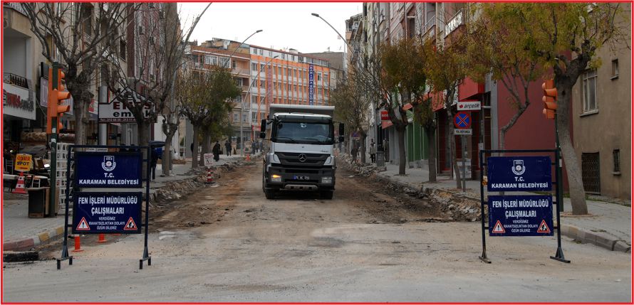 YUNUS EMRE CADDESİ’NDE HUMMALI ÇALIŞMA