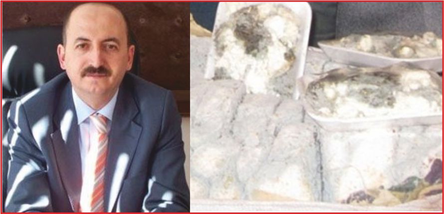 6,5 TON BOZUK PEYNİR İMHA EDİLDİ!