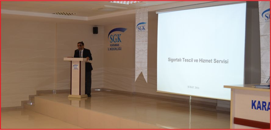SGK’DA TESCİL EĞİTİMİ
