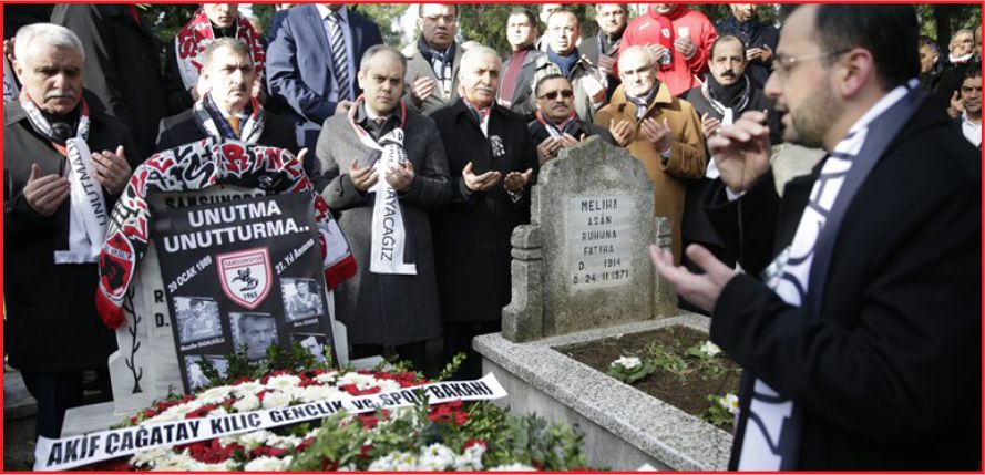 SAMSUNSPOR ŞEHİTLERİNİ ANDI