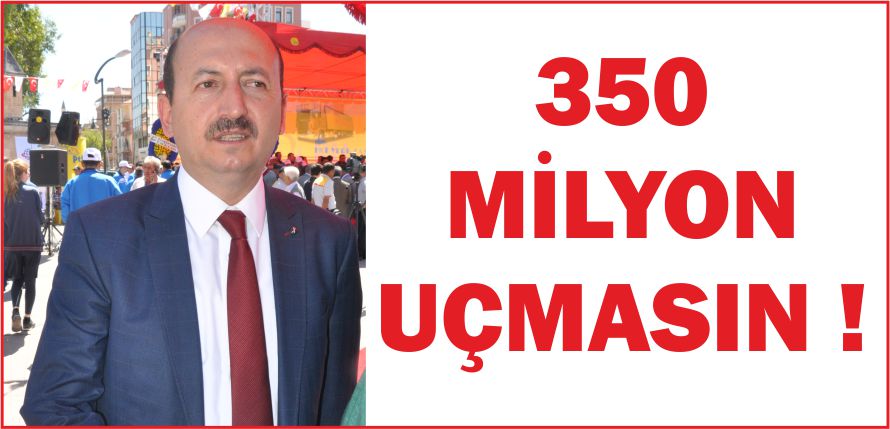 350 MİLYON UÇMASIN !