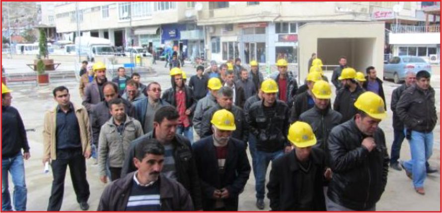 İŞSİZ KALAN İŞÇİLERDEN TEPKİ