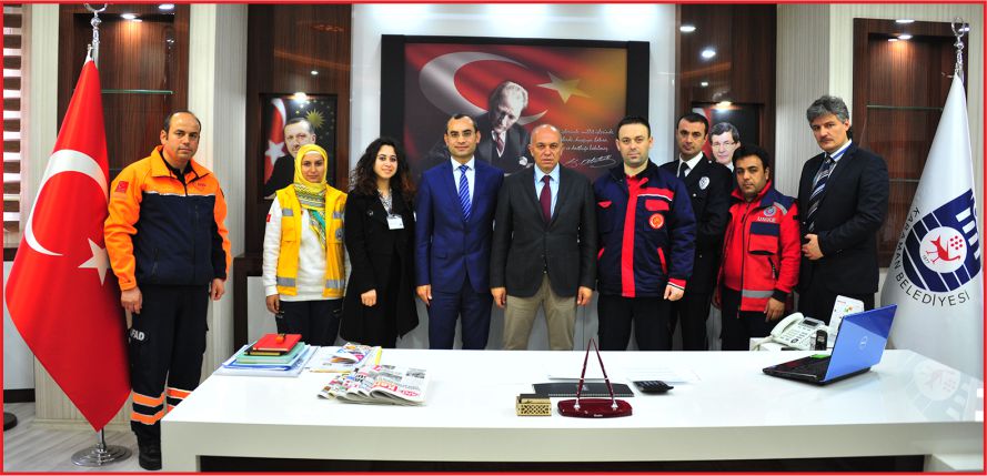 112 EKİBİNDEN BAŞKAN ÇALIŞKAN’A ZİYARET