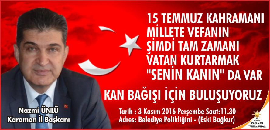 “VATAN SANA KANIM FEDA”