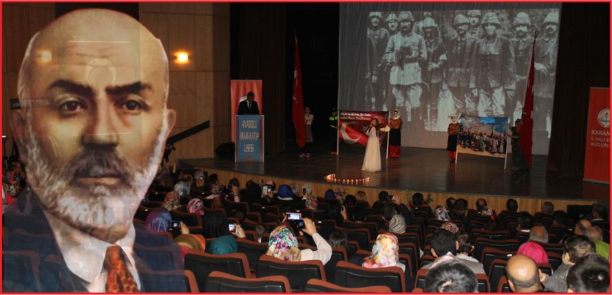 “ALLAH BU MİLLETE  BİR DAHA  İSTİKLAL MARŞI YAZDIRMASIN”