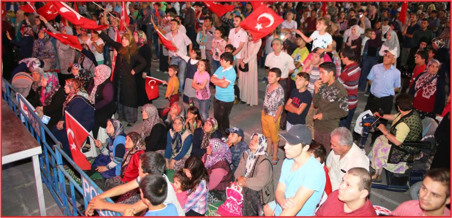 15 TEMMUZ ŞEHİTLERİNİ ANMA, DEMOKRASİ VE MİLLİ BİRLİK GÜNÜ SONA ERDİ