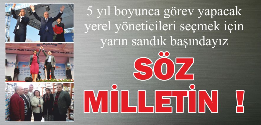 SÖZ MİLLETİN  !