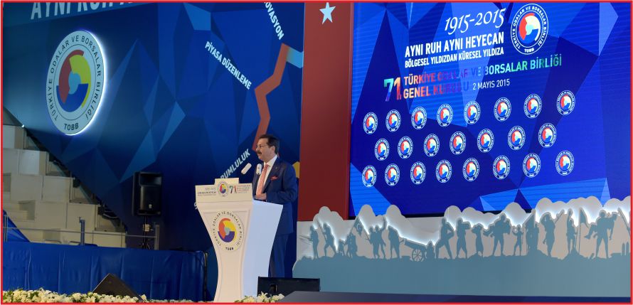 KTSO TOBB 71. MALİ GENEL KURULU´NA KATILDI