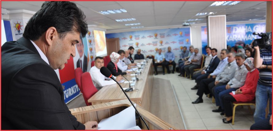 ”TÜRKİYE’NİN GELECEĞİ AK PARTİ’DİR”