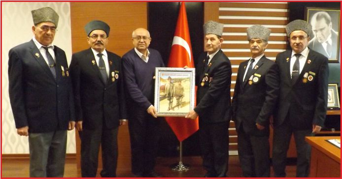 GAZİLER DERNEĞİ'NDEN KTSO BAŞKANI  TOKTAY'A ZİYARET