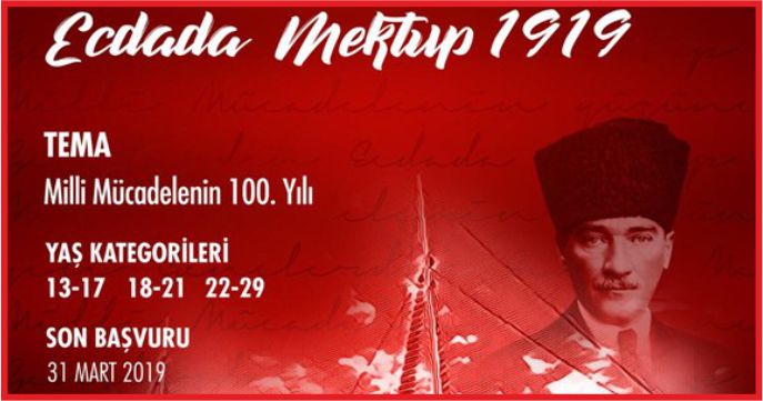 “GENÇLERDEN ECDADA MEKTUP 1919” YARIŞMASI SONUÇLANDI”