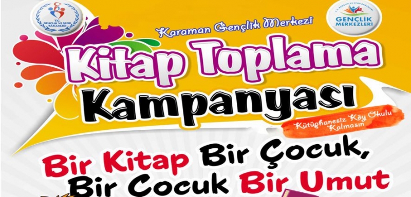 GENÇLİK MERKEZİ’NDEN, KİTAP TOPLAMA KAMPANYASI