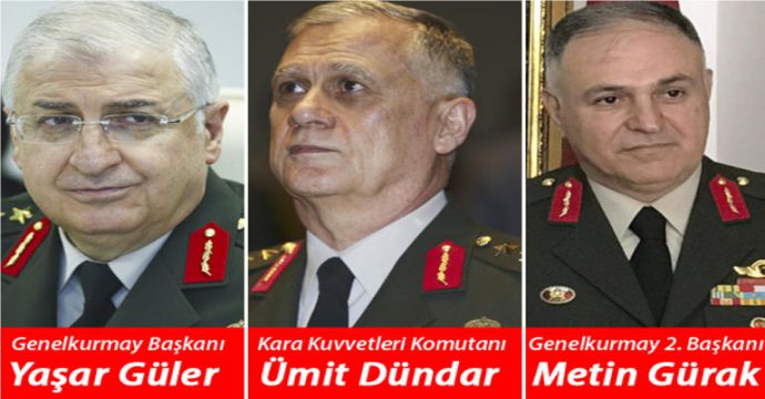 GÜLER GENEL KURMAY BAŞKANI OLDU
