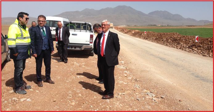 GÜNGÖRER YOL ÇALIŞMALARINI İNCELEDİ